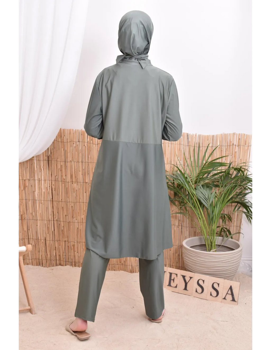 Burkini femme POLYNESIE Kaki - Image 8