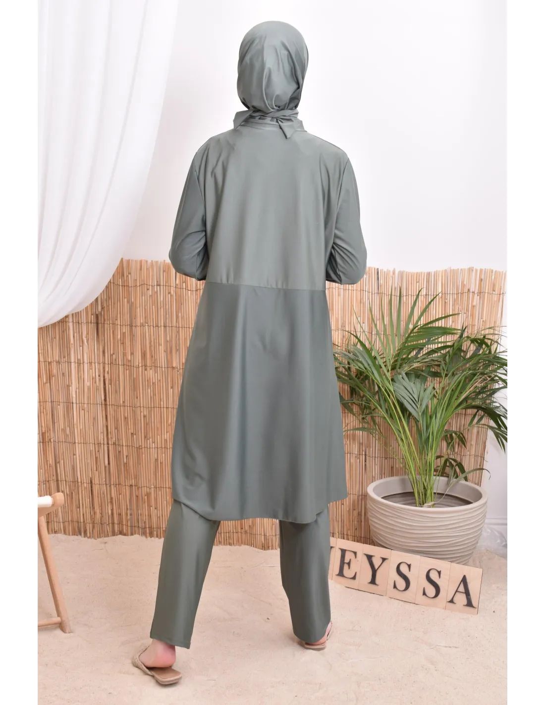 Burkini femme POLYNESIE Kaki - Image 8