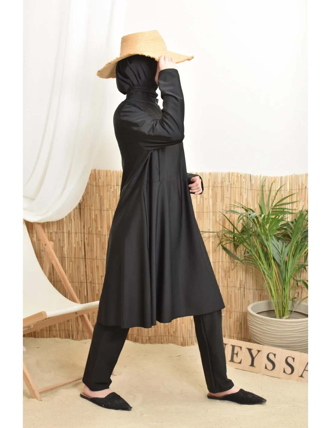Burkini femme POLYNESIE Noir - Image 1