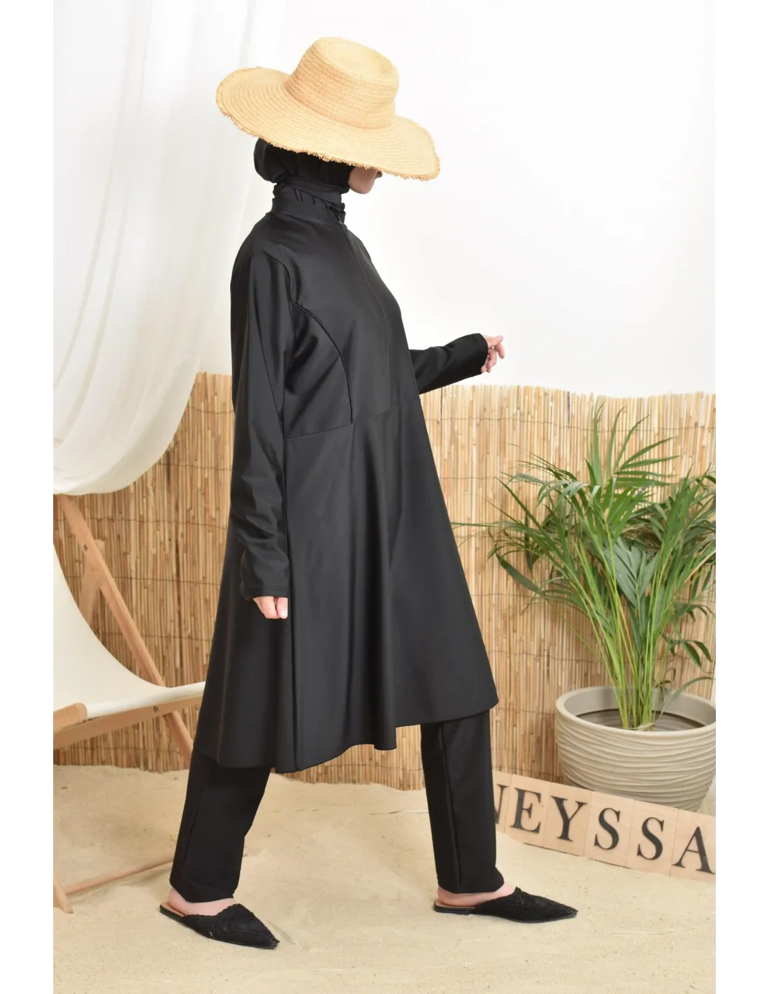Burkini femme POLYNESIE Noir - Image 2