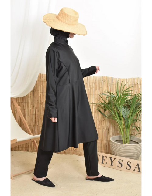 Burkini femme POLYNESIE Noir - Image 2