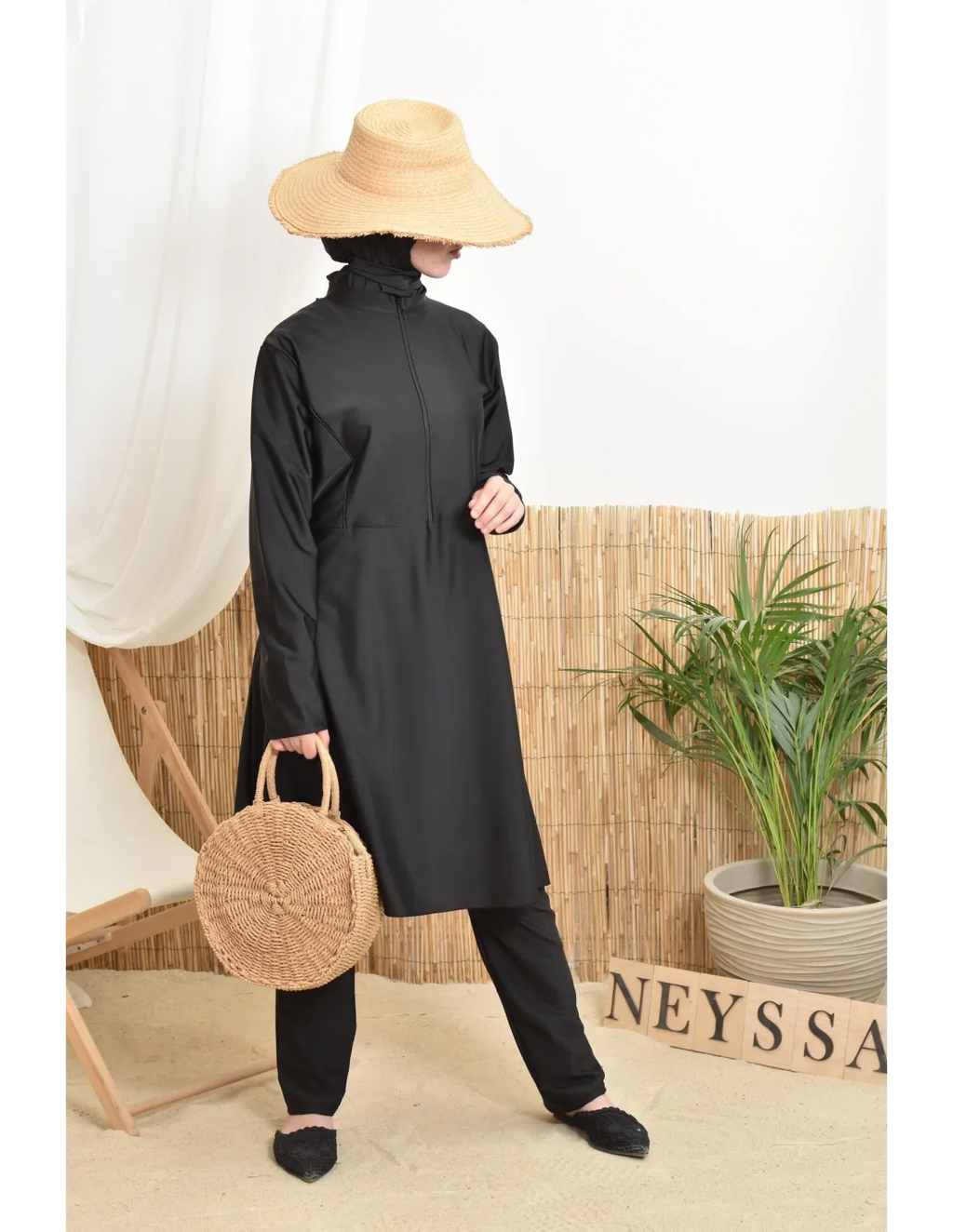 Burkini femme POLYNESIE Noir - Image 5