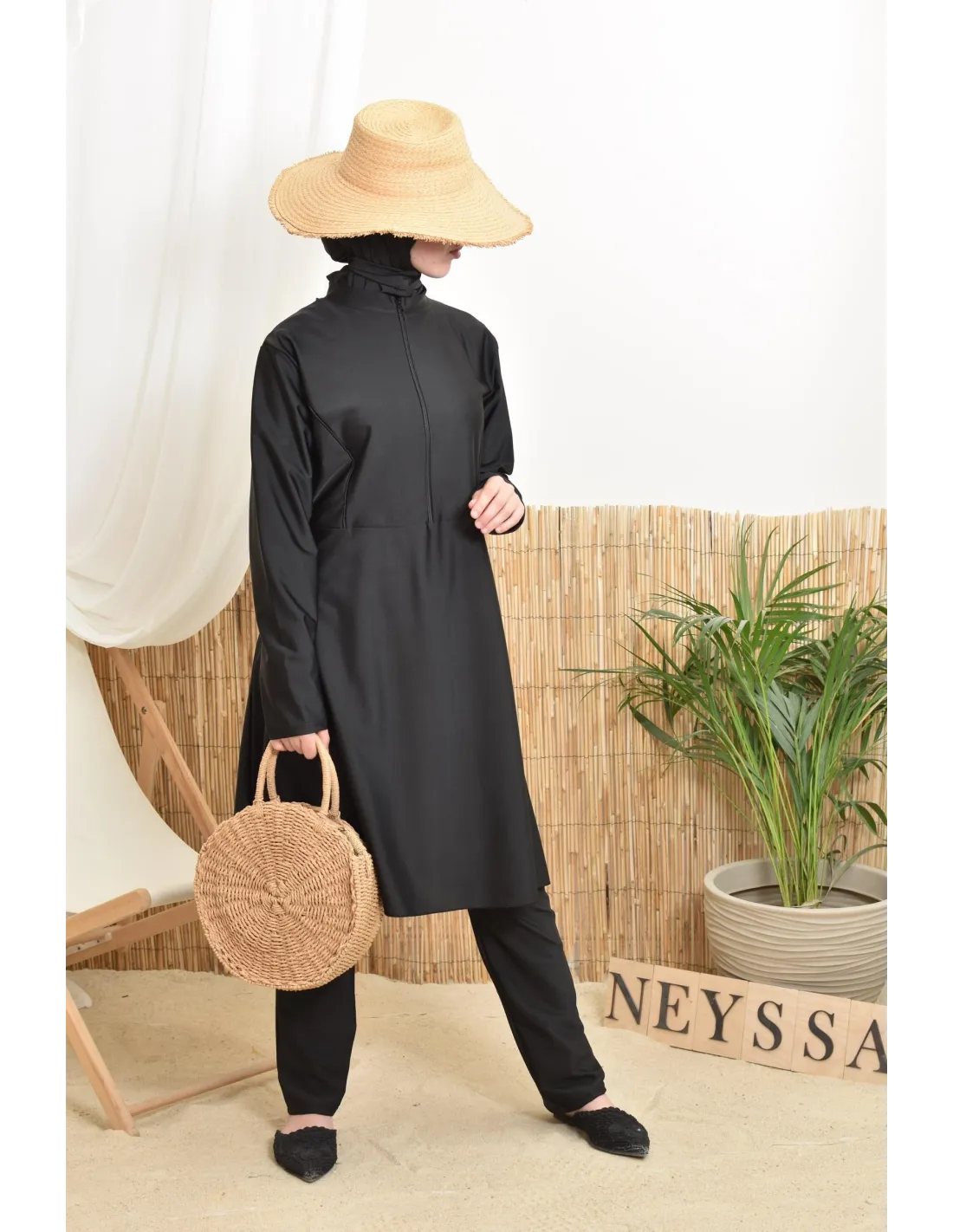 Burkini femme POLYNESIE Noir - Image 5