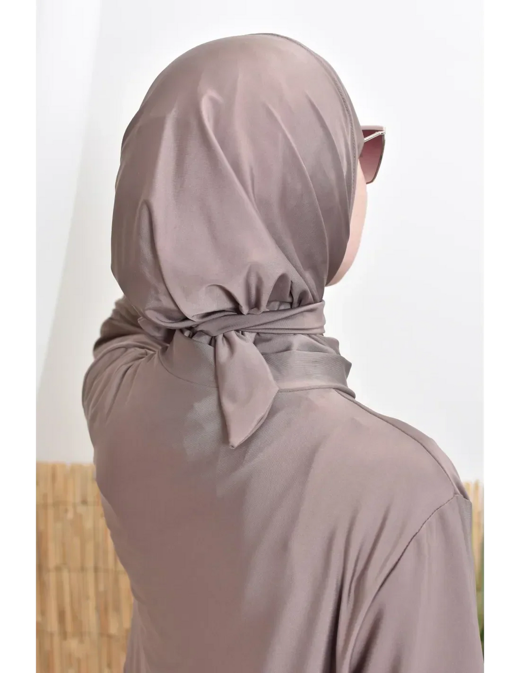 Burkini femme POLYNESIE Taupe foncé - Image 3