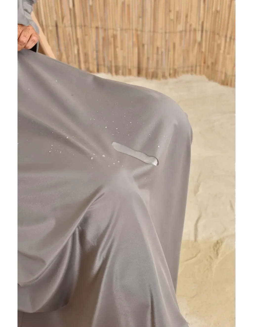 Burkini grande taille papillon RAWAA Taupe - Image 13