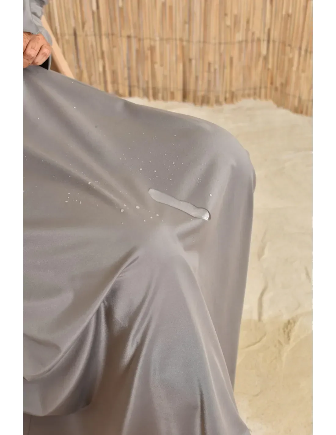 Burkini grande taille papillon RAWAA Taupe - Image 13
