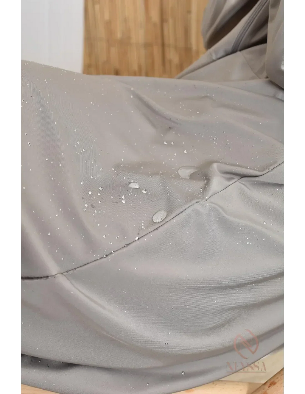 Burkini grande taille papillon RAWAA Taupe - Image 14
