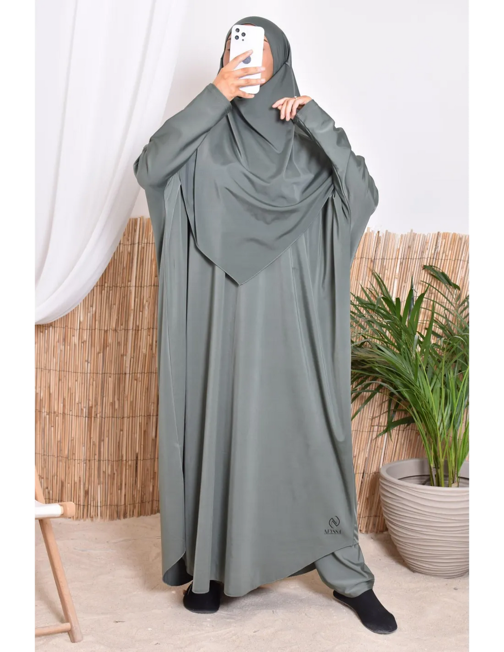 Jilbab de bain Neyssa KAKI V1 - Image 12