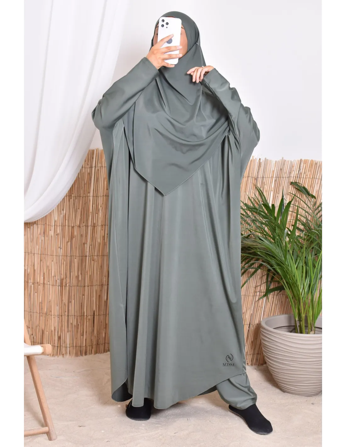 Jilbab de bain Neyssa KAKI V1 - Image 12
