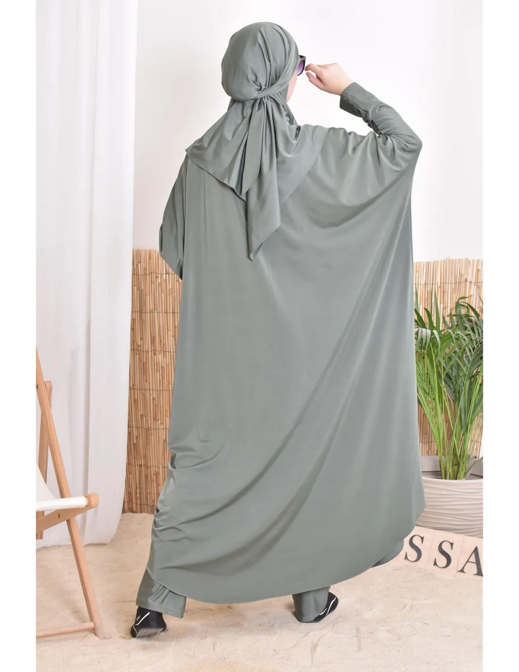 Jilbab de bain Neyssa KAKI V1 - Image 4