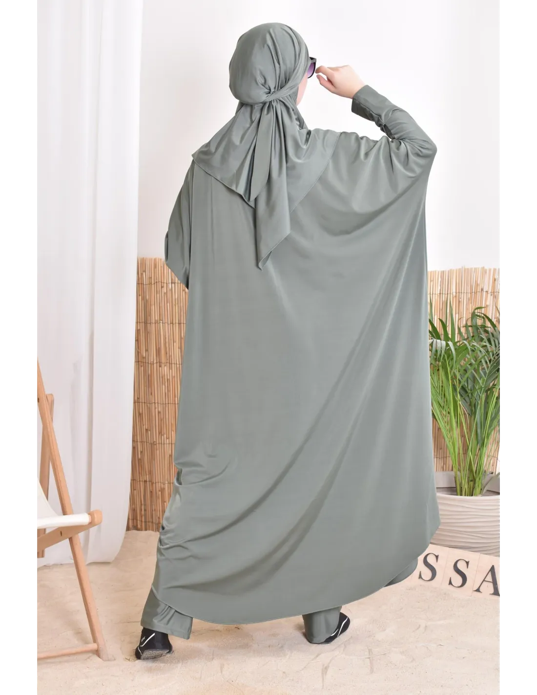 Jilbab de bain Neyssa KAKI V1 - Image 4
