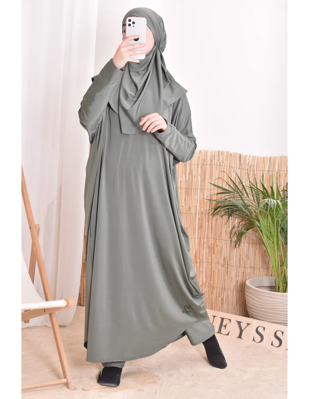 Jilbab de bain Neyssa KAKI V1 - Image 5