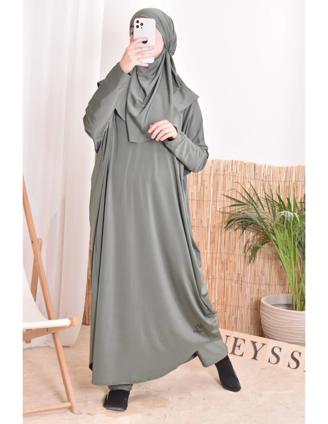Jilbab de bain Neyssa KAKI V1 - Image 5