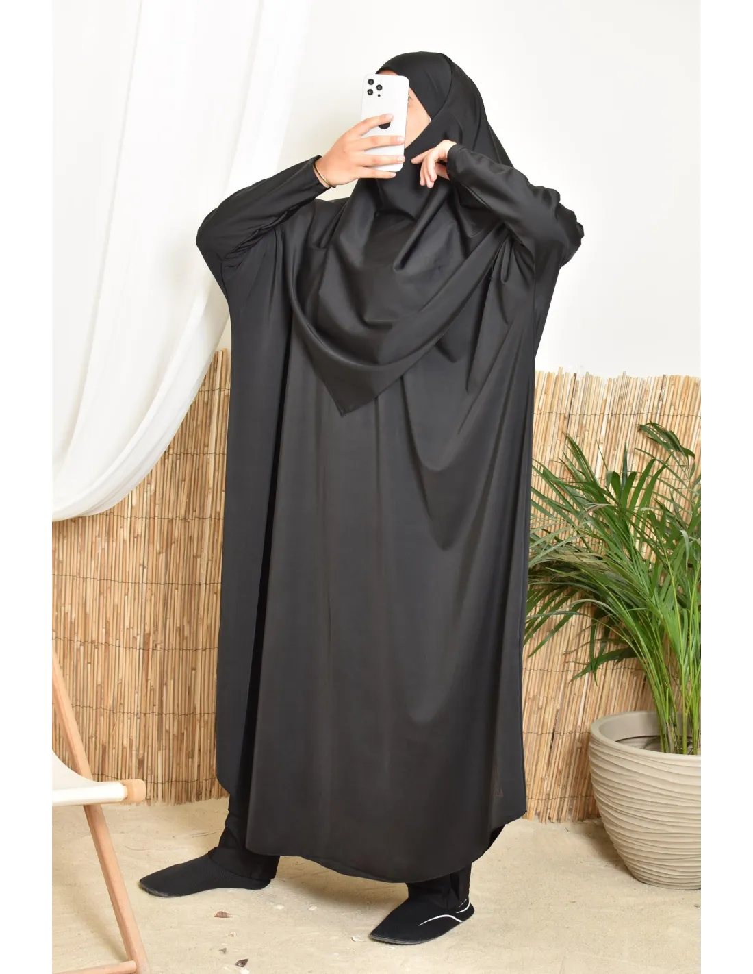 Jilbab de bain Neyssa Noir V1 - Image 1