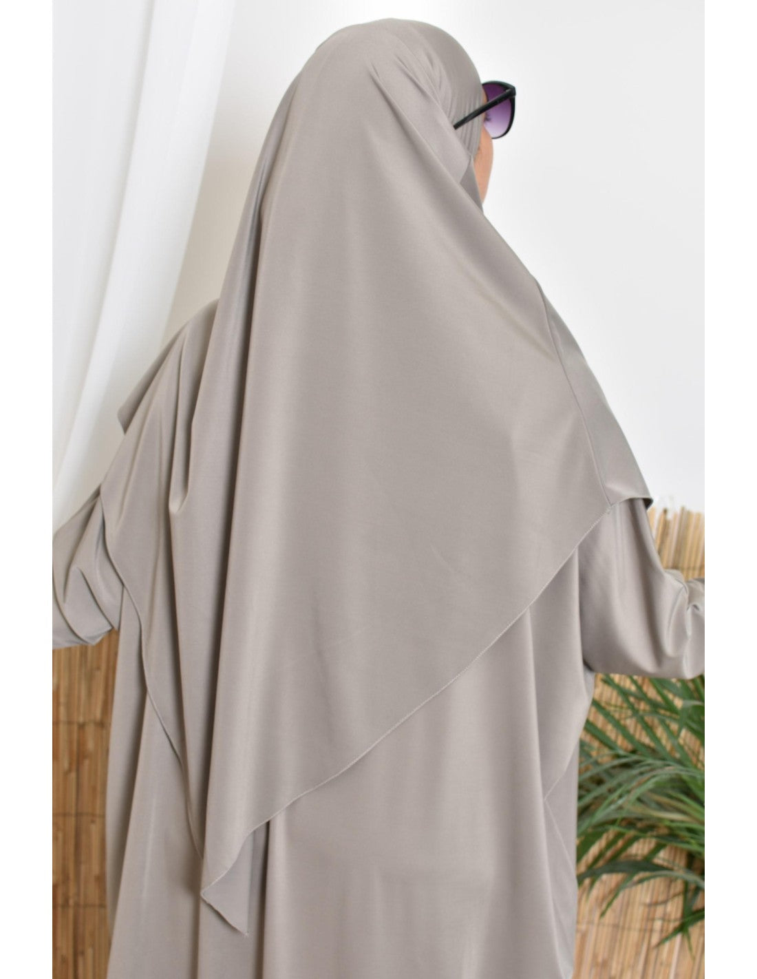 Jilbab de bain Neyssa Taupe V2 - Image 10
