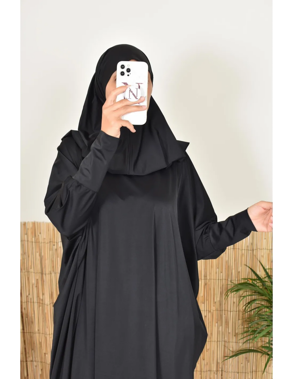 Jilbab de bain burkini Umm Anas Noir - Image 7