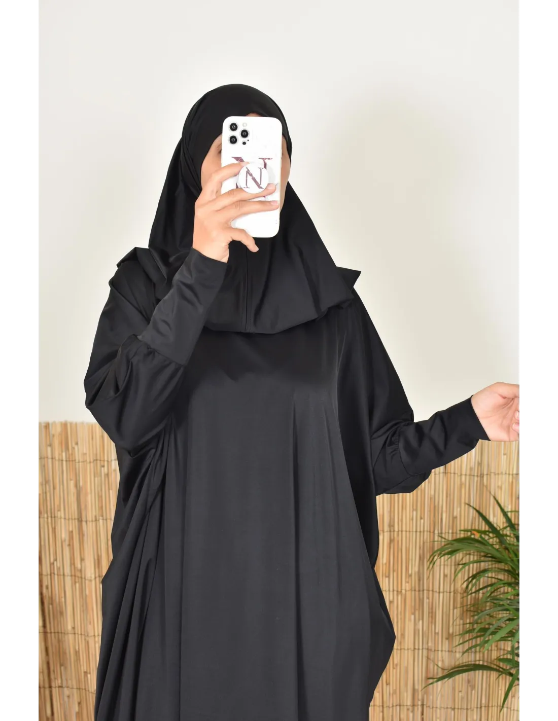 Jilbab de bain burkini Umm Anas Noir - Image 7